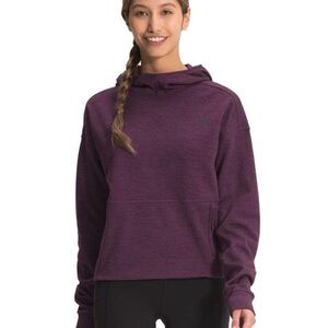 The North Face Canyonlands Pullover Crop Fleece Women's Deep Purple Hoodie